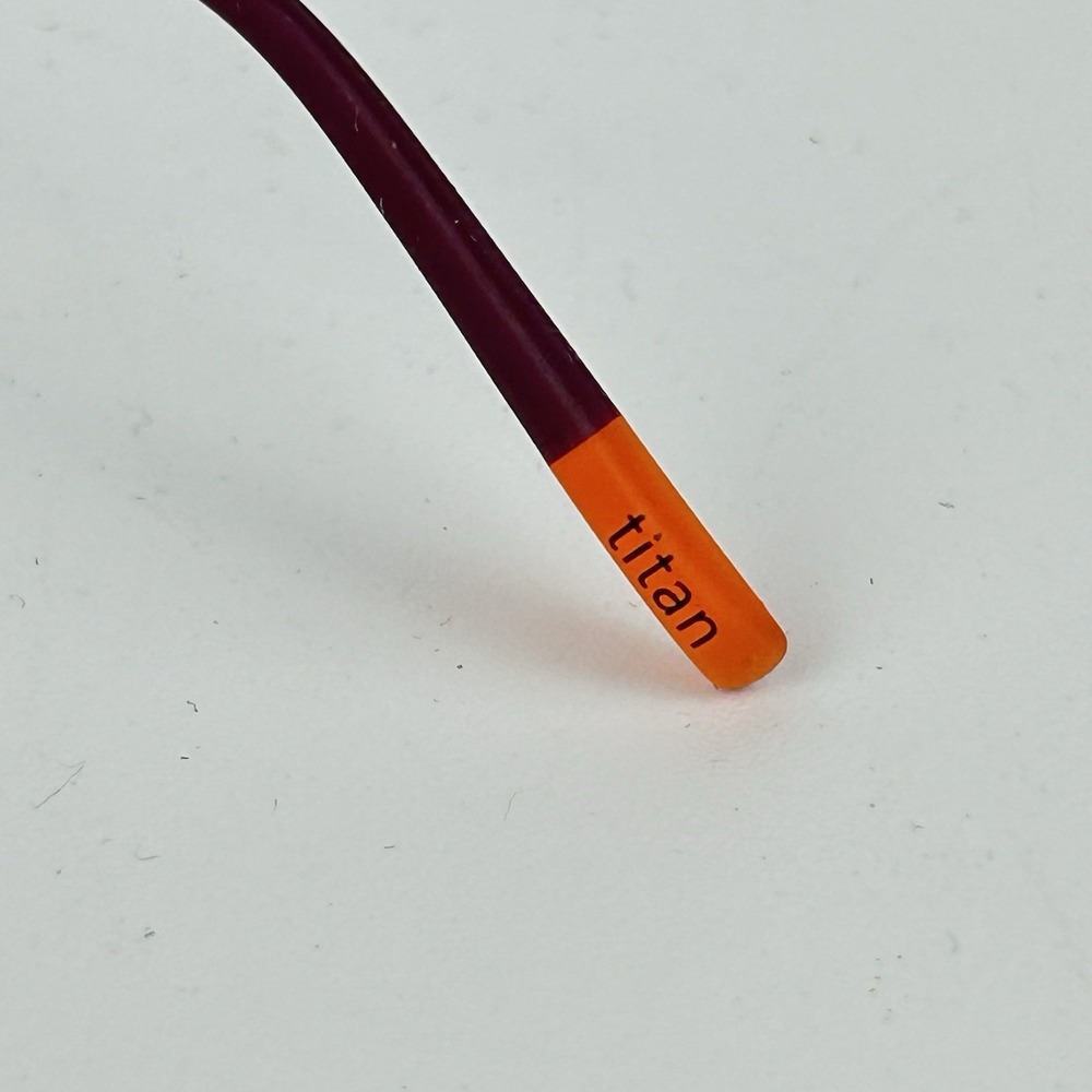 Silhouette 5500 Eyeglasses Frames‎ 4040 Purple Orange 55-17-135 - Picture 8 of 11